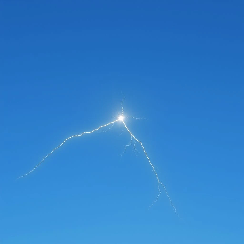 Caer como un rayo en cielo sereno Cadere come un fulmine a ciel sereno