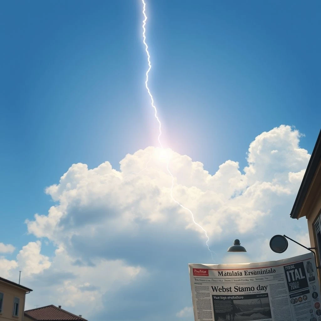 Cadere come un fulmine a ciel sereno – Expresse-se como um nativo