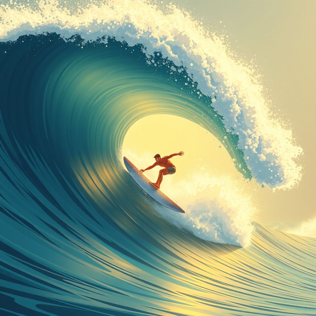 Stare sulla Cresta dell'Onda: Significato, Origine e Uso