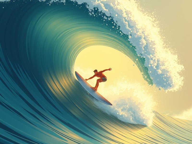 Stare sulla cresta dell’onda: simbolo di successo