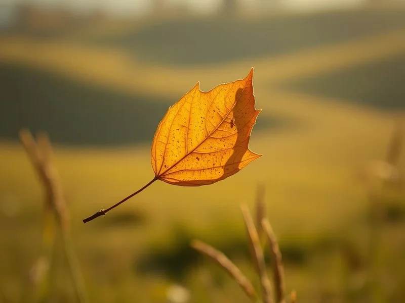 Essere come una foglia al vento