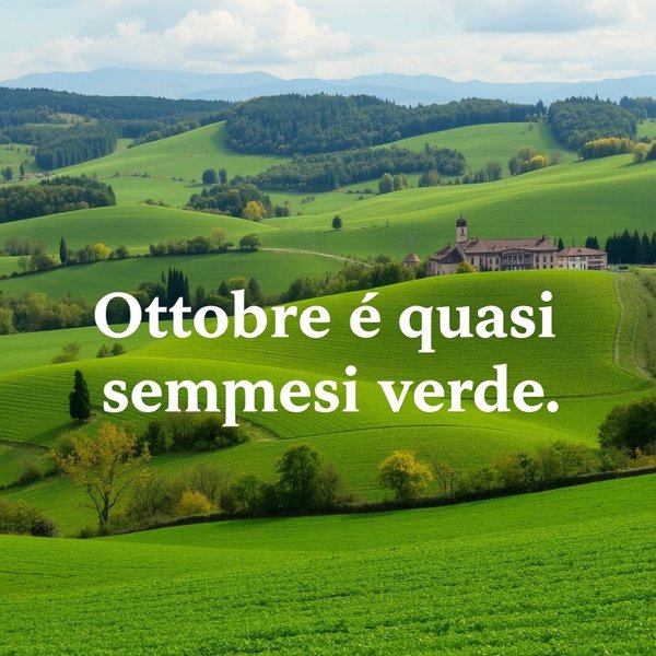 Cosa significa Ottobre è quasi sempre verde