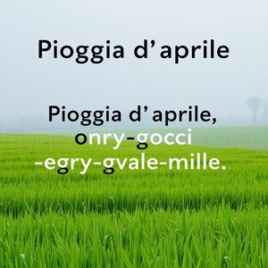 Pioggia d’aprile, ogni goccia vale mille Meaning Explained