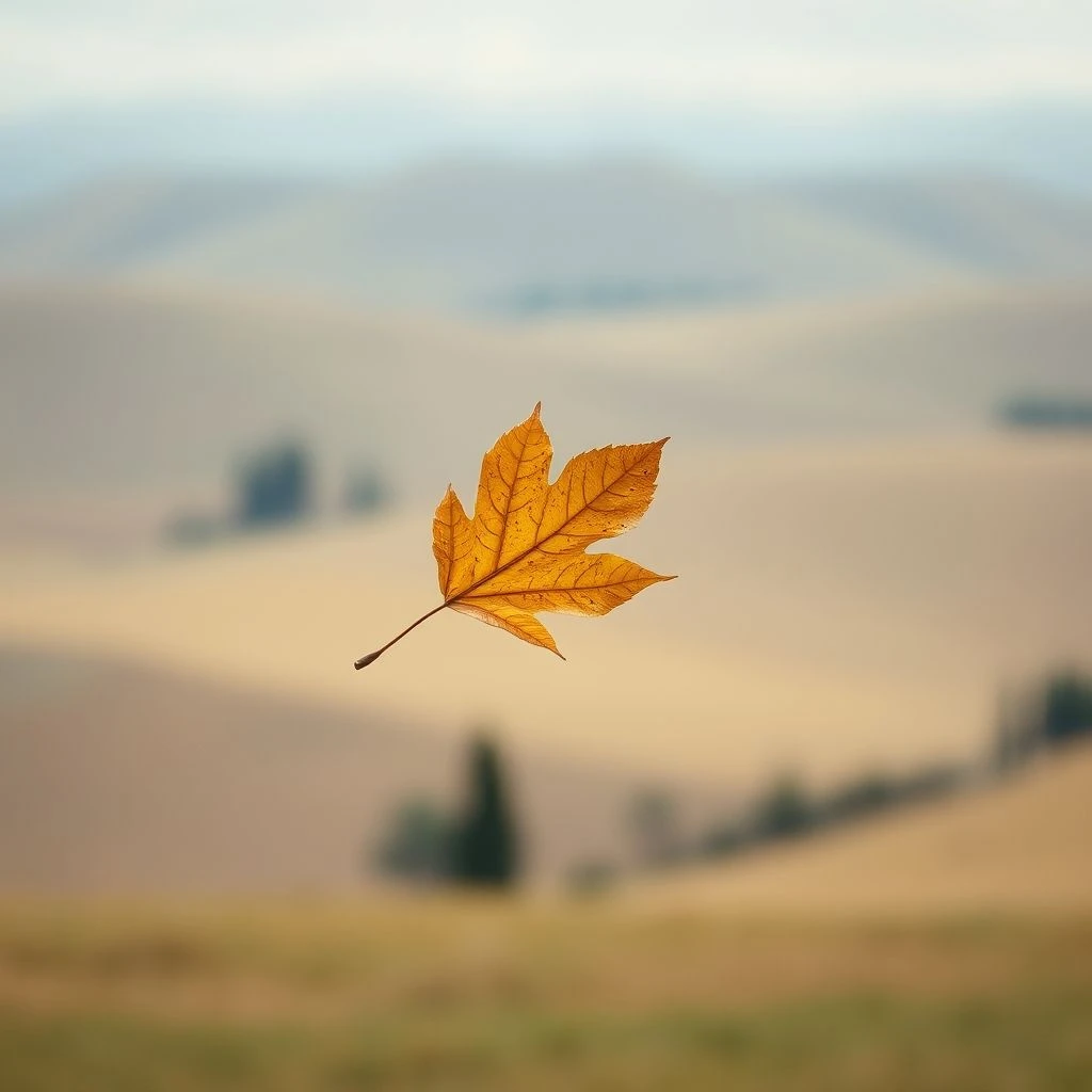 Essere come una foglia al vento et sa signification italienne