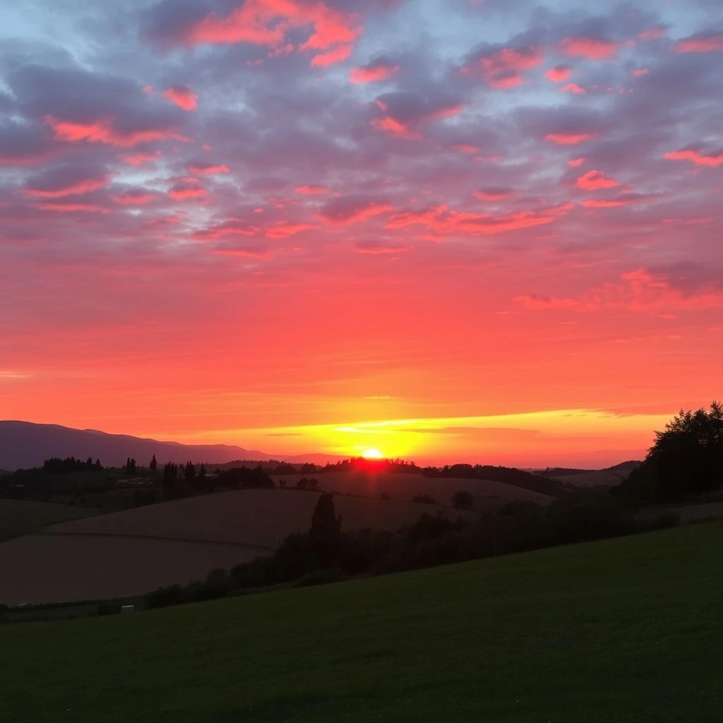 Rosso di sera, bel tempo si spera - Signification, origine et usage comme un natif