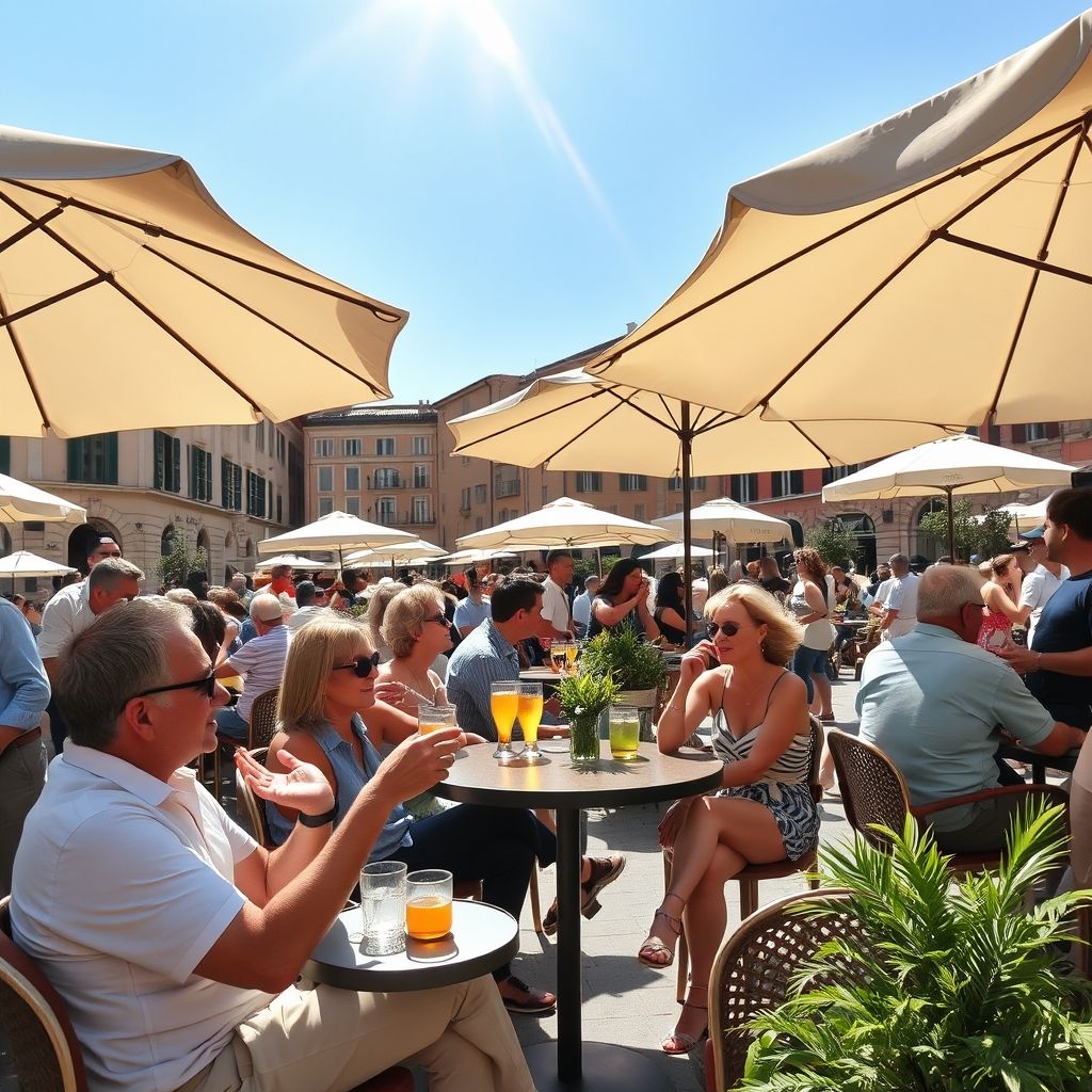 Sole a picco, testa in bicchiere Meaning Explained