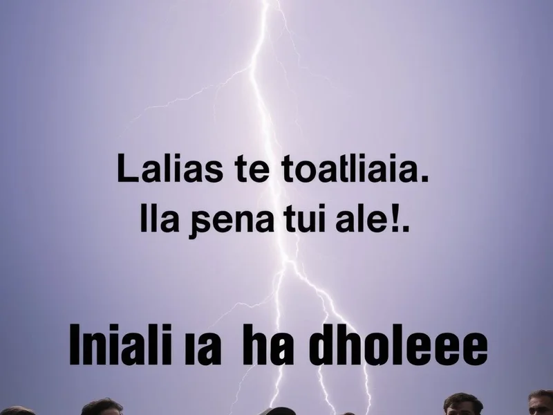 Spaść jak grom z jasnego nieba