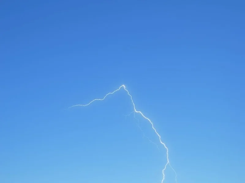 Упасть как гром среди ясного неба