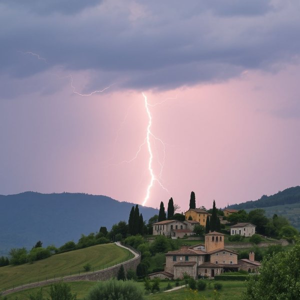 Wie ein Blitz aus heiterem Himmel