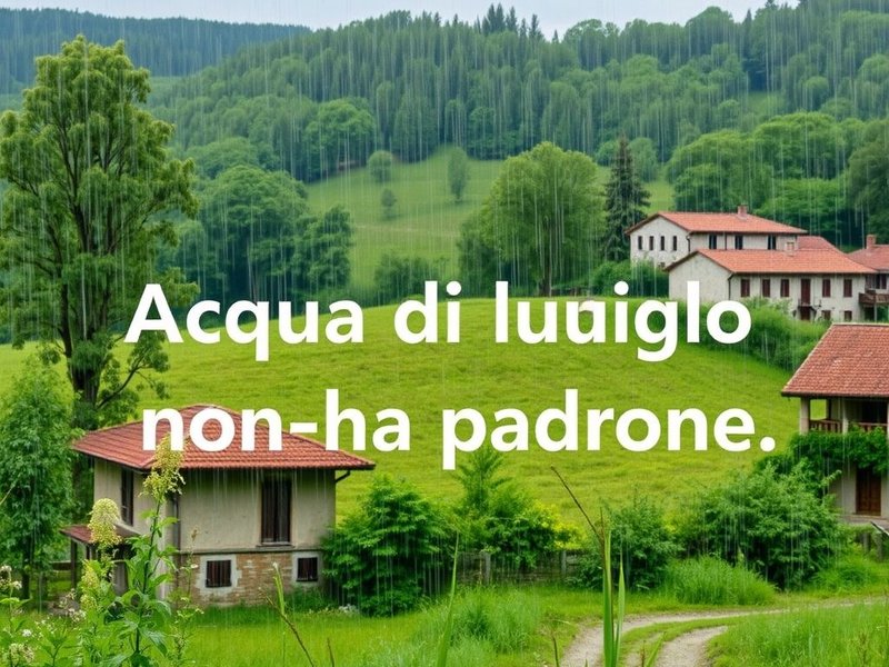 Acqua di luglio non ha padrone: ý nghĩa và cách sử dụng