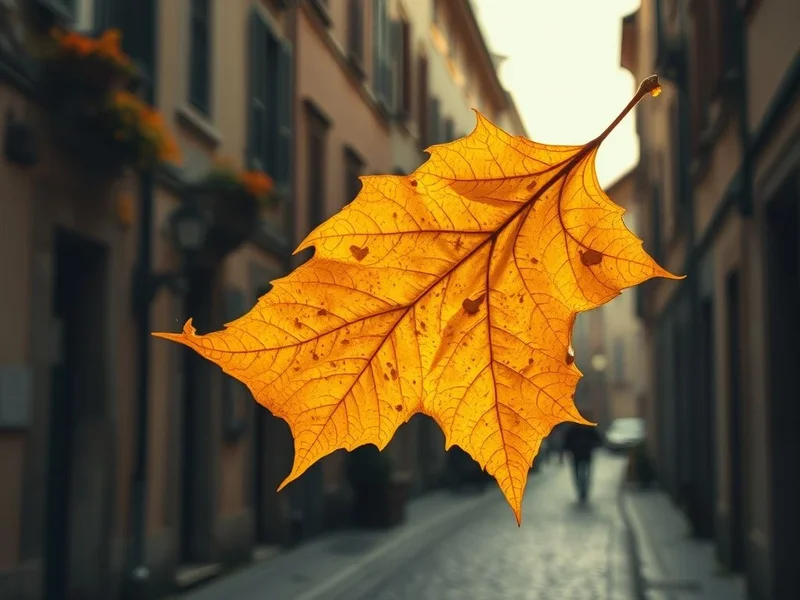 Essere come una foglia al vento