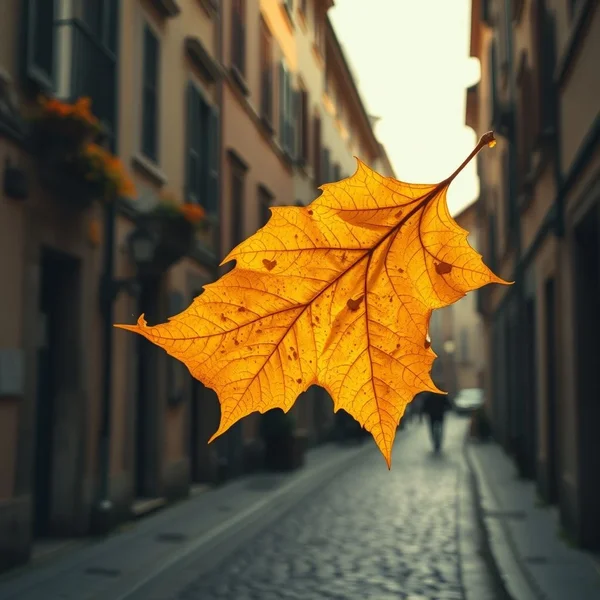 Essere come una foglia al vento