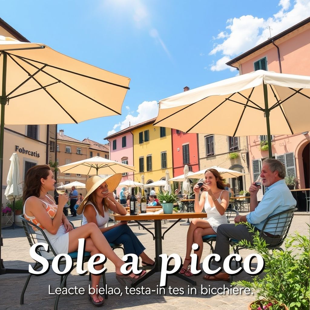 Ý nghĩa Sole a picco, testa in bicchiere và cách dùng tục ngữ