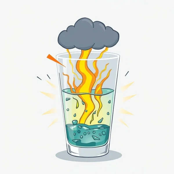Znaczenie Tempesta in un bicchier d’acqua: Kiedy mała sprawa staje się dużym problemem