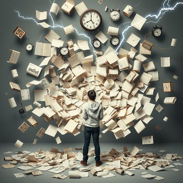 Meaning of Being Overwhelmed by a Cyclone in Italian