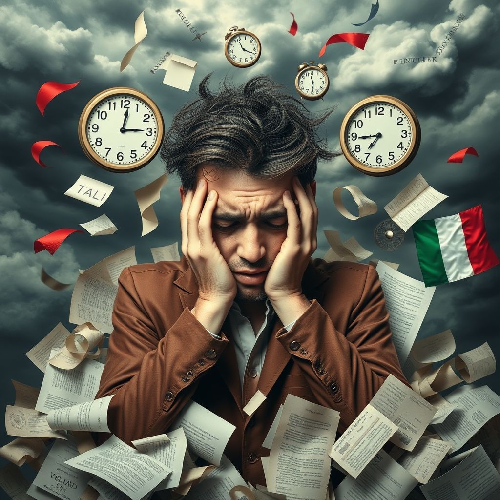 Essere travolti da un ciclone e seu significado em italiano