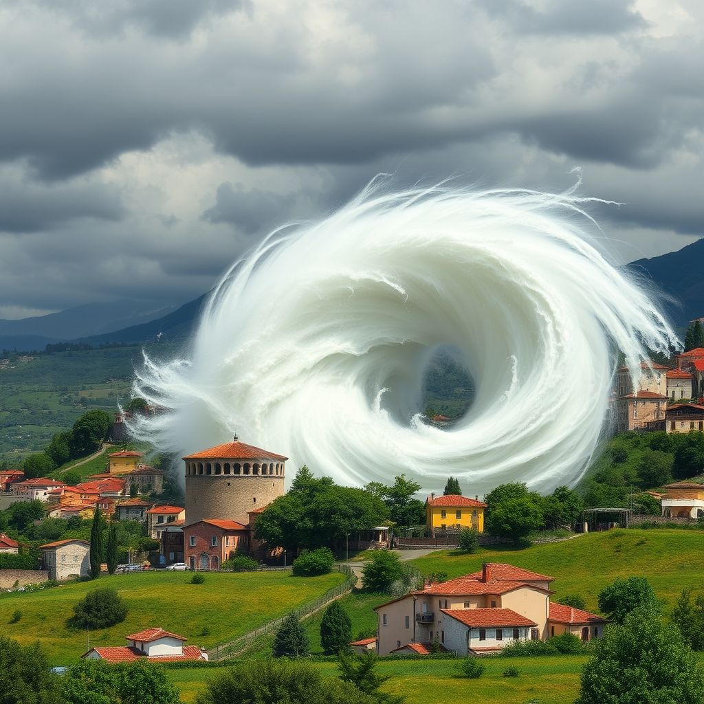 Essere travolti da un ciclone: significado y uso en italiano