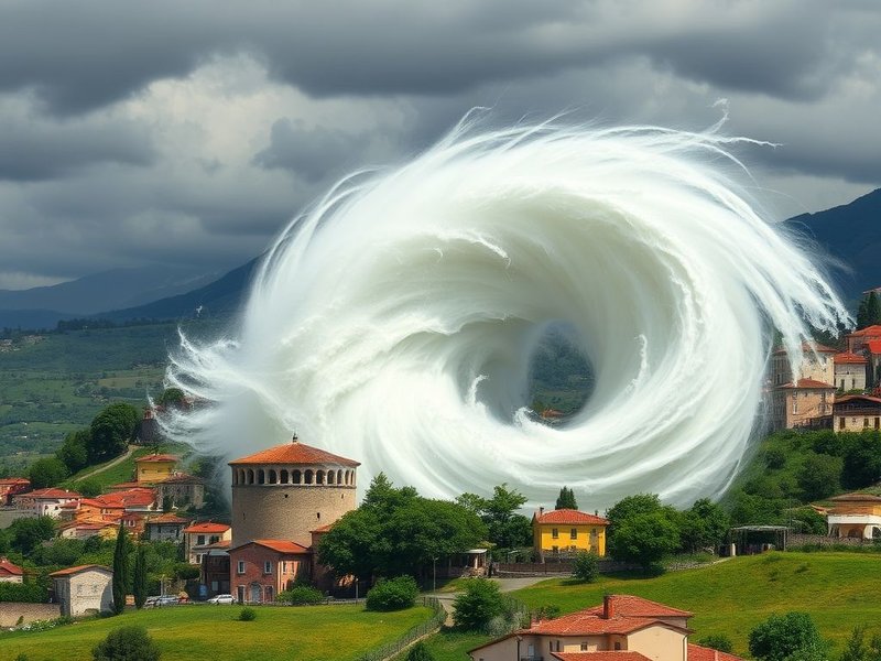 Significato di Essere Travolti da un Ciclone in italiano