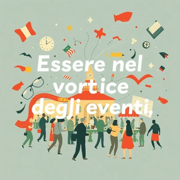 Essere nel vortice degli eventi: betekenis en gebruik