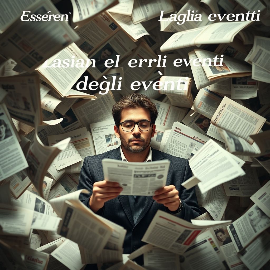 Ý nghĩa cụm từ Essere nel vortice degli eventi và cách sử dụng tự nhiên