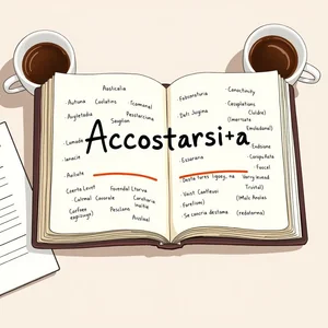 Accostarsi a Significado e Uso para Falar Italiano Naturalmente