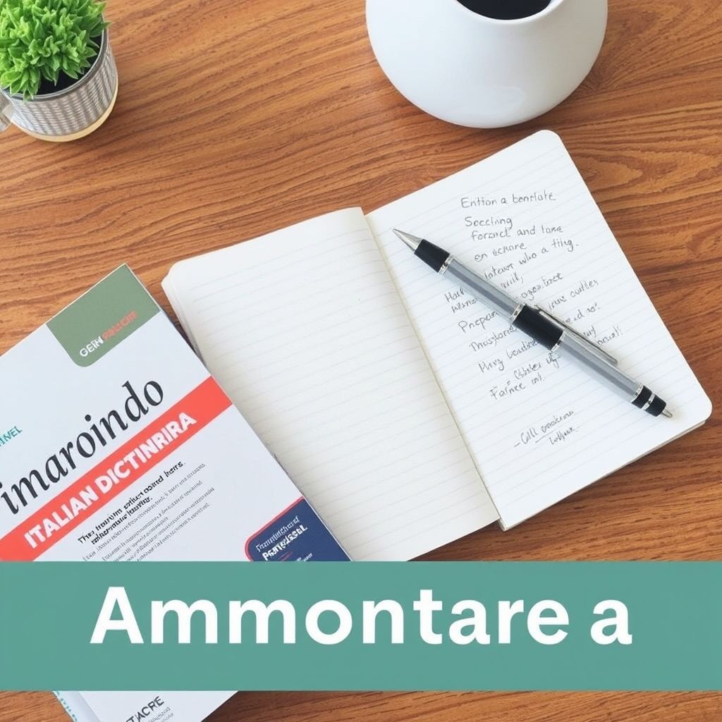 Ammontare a Bedeutung Verwendung und Sätze im Italienischlernen