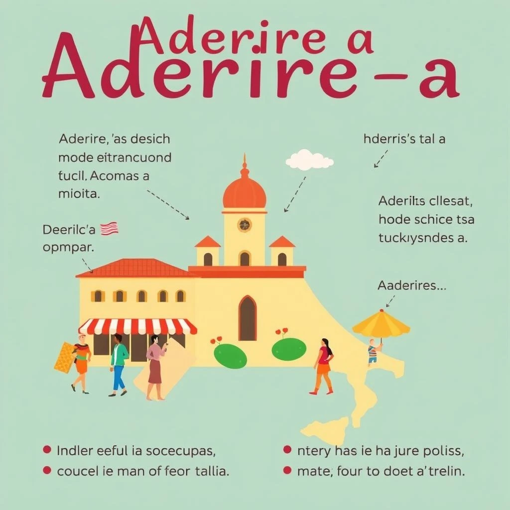 Cách Sử Dụng Aderire a và Câu Mẫu Thực Tiễn
