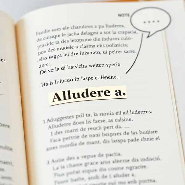 Imparare a usare "Alludere a"