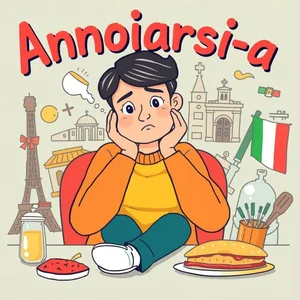 Cách sử dụng Annoiarsi a và ví dụ thực tiễn