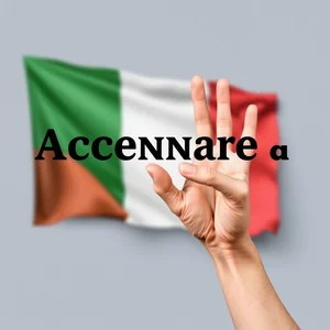 Accennare a — comment utiliser cette expression en italien avec exemples et sens clair