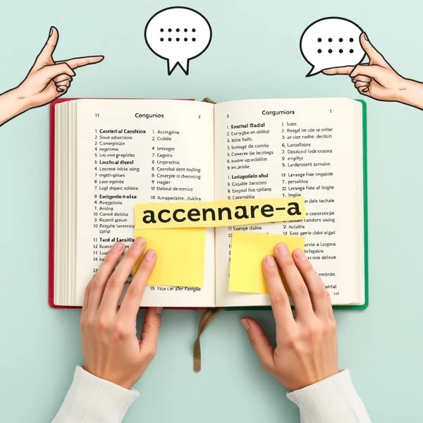 Accennare a: Verbo frasale italiano utile