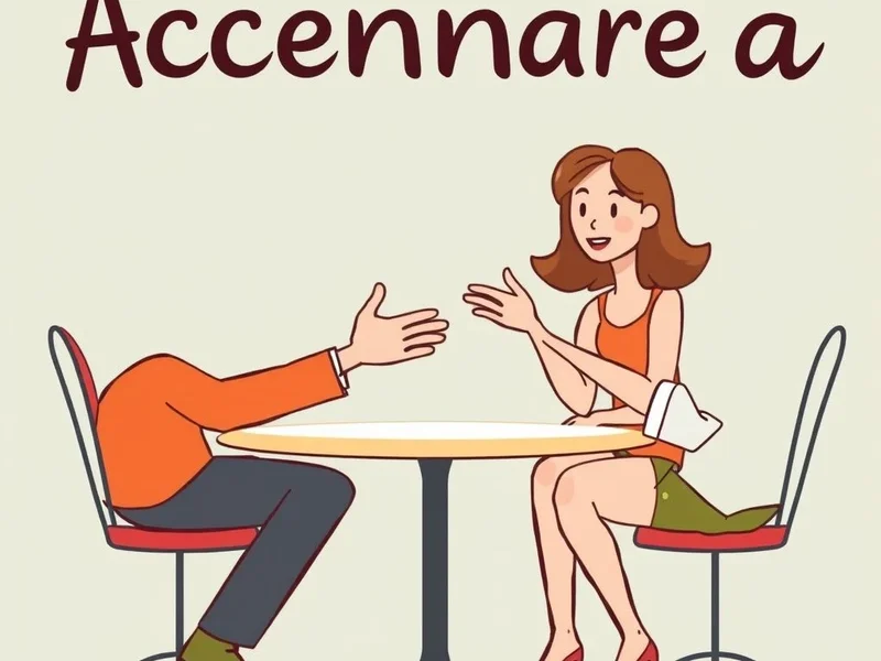 Accennare a: Verbo frasale italiano utile