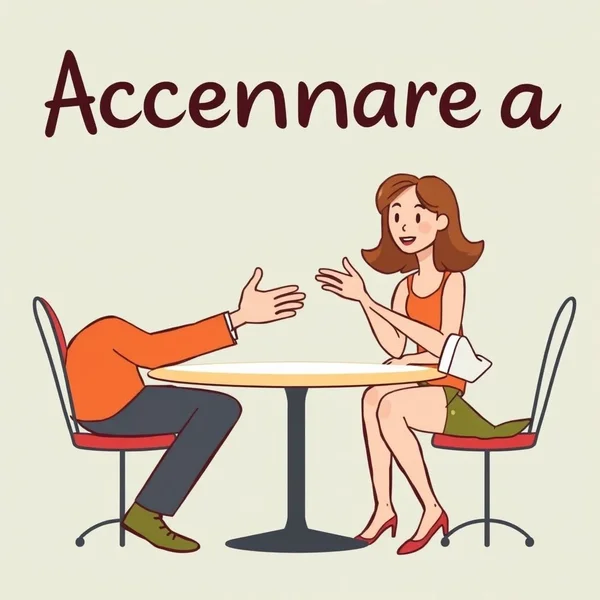 Accennare a: Verbo frasale italiano utile
