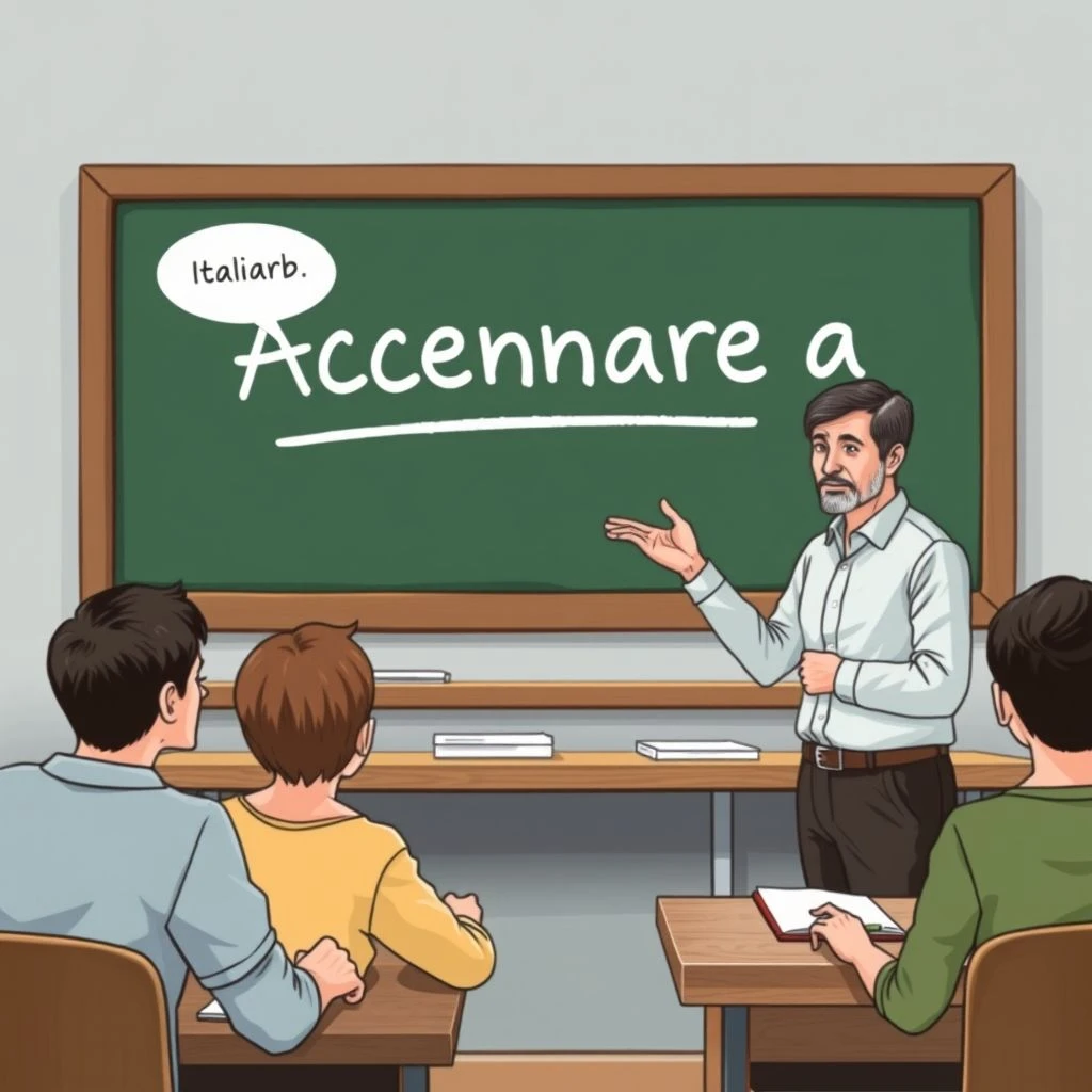 Как использовать Accennare a — значение и практические примеры