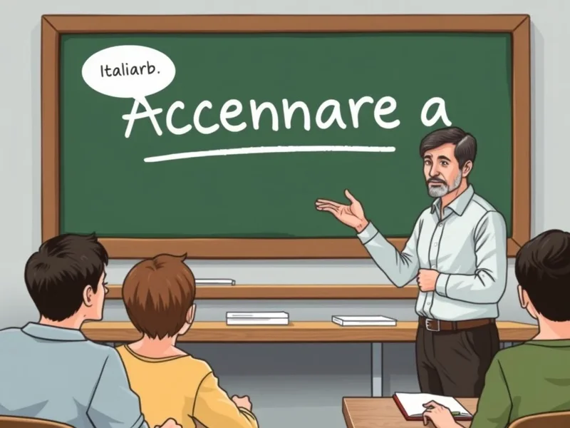 Accennare a: Полезный итальянский фразовый глагол