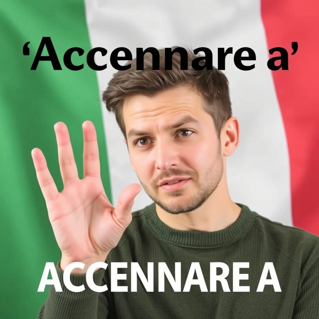 Wie man Accennare a benutzt – Bedeutung und praktische Beispiele