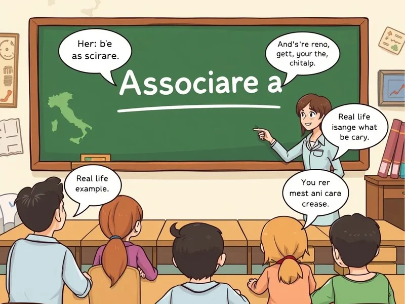 Associare a: come usarlo in italiano