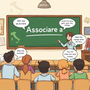 Associare a verwenden – Bedeutung und Beispiele verstehen