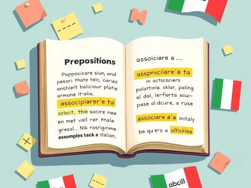 Associare a: come usarlo in italiano