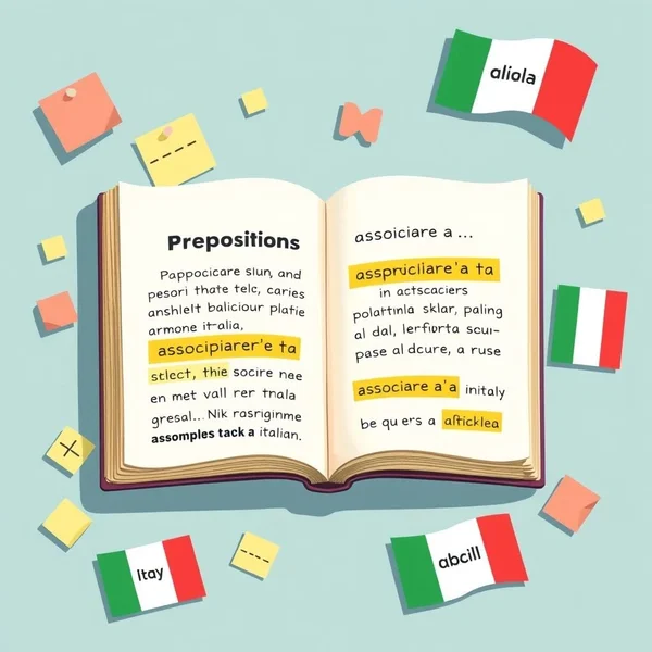 Associare a: come usarlo in italiano