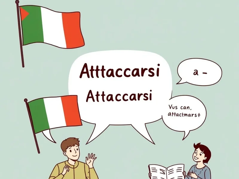 Hoe Gebruik je "Attaccarsi a": Betekenis en Praktische Voorbeelden