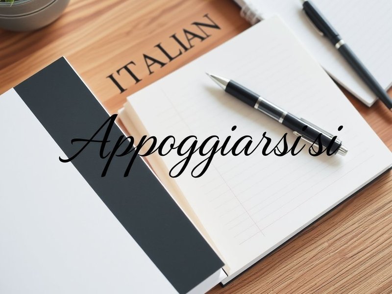 Appoggiarsi a: значениe и употребление в итальянском