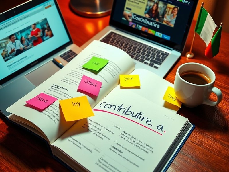 Contribuire a: capire il verbo frasale italiano