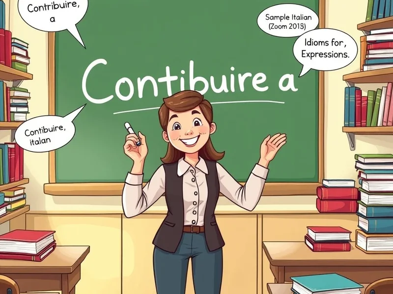 Contribuire a: capire il verbo frasale italiano