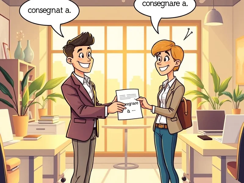 Hoe "Consegnare a" correct te gebruiken in het Italiaans