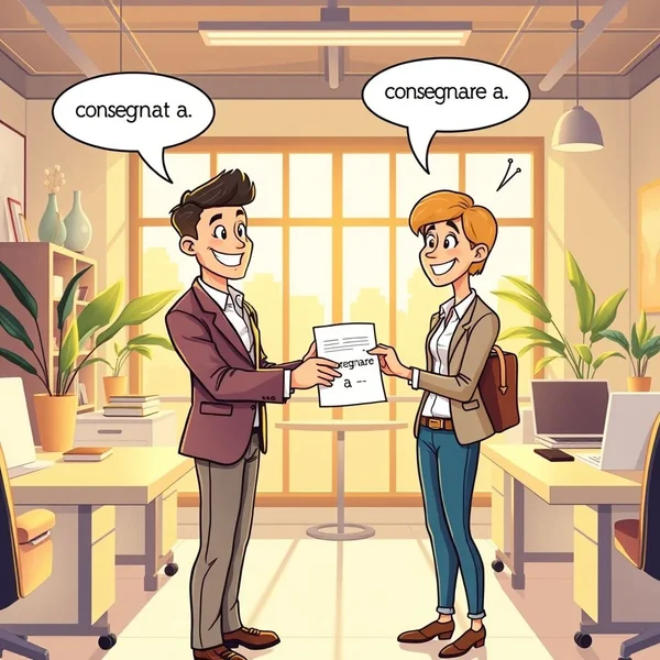 Hoe "Consegnare a" correct te gebruiken in het Italiaans