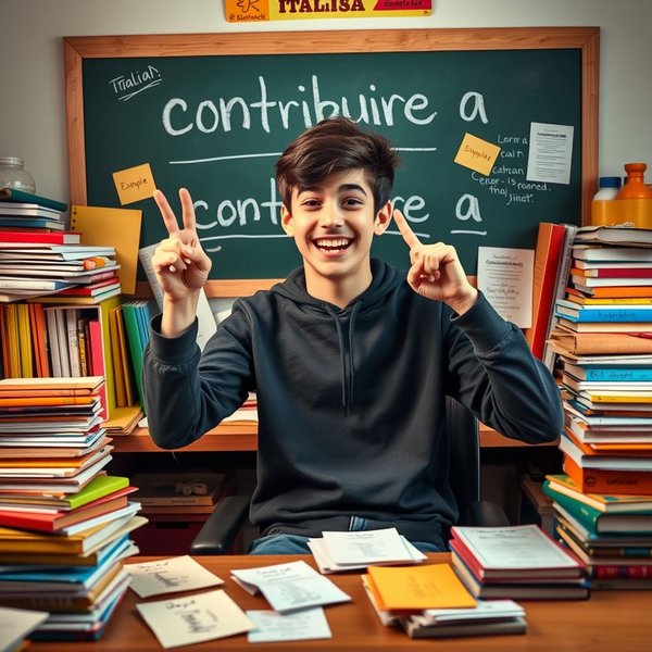 Contribuire a: capire il verbo frasale italiano