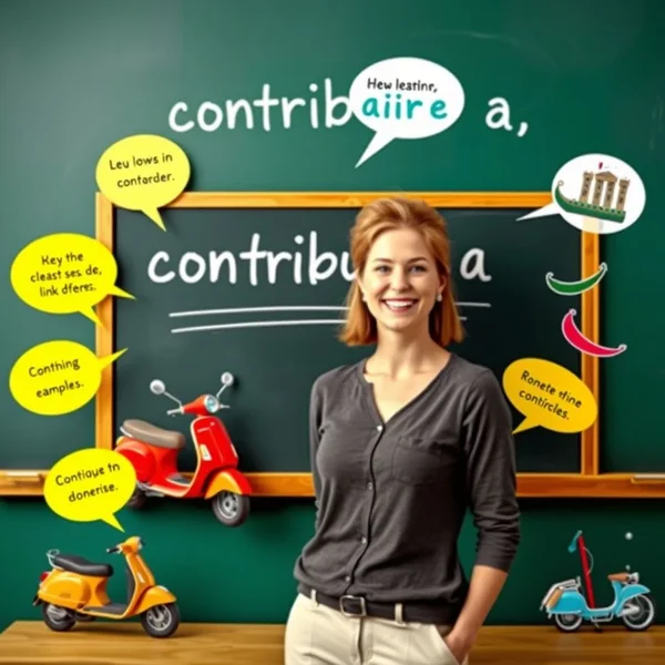 Contribuire a: capire il verbo frasale italiano