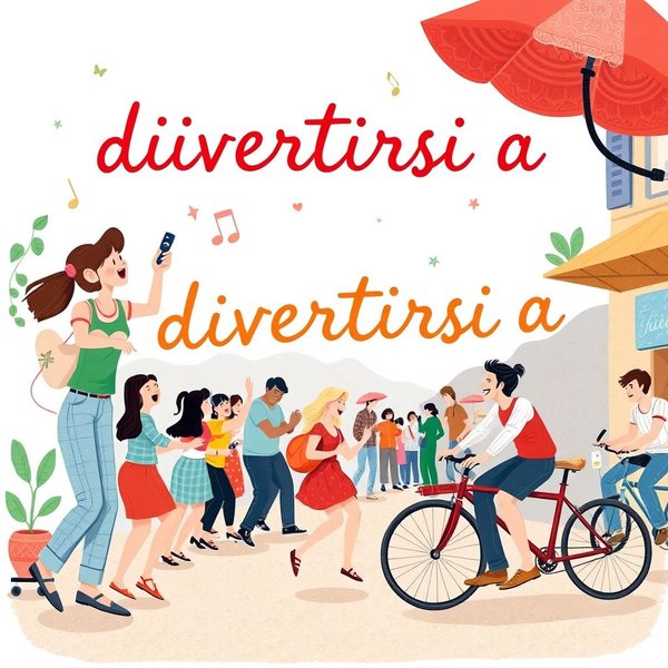 Divertirsi a imparando l'italiano