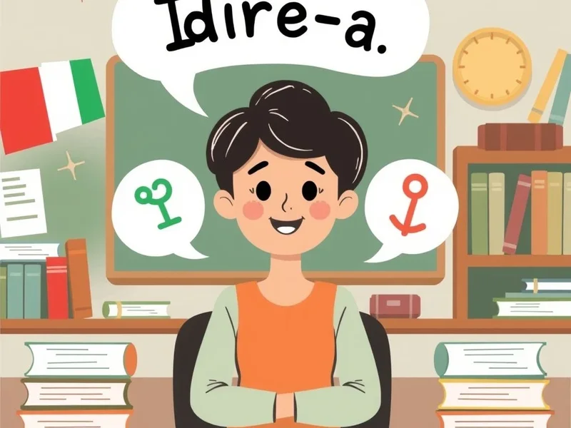 How to use "Dire a" correctly in Italian